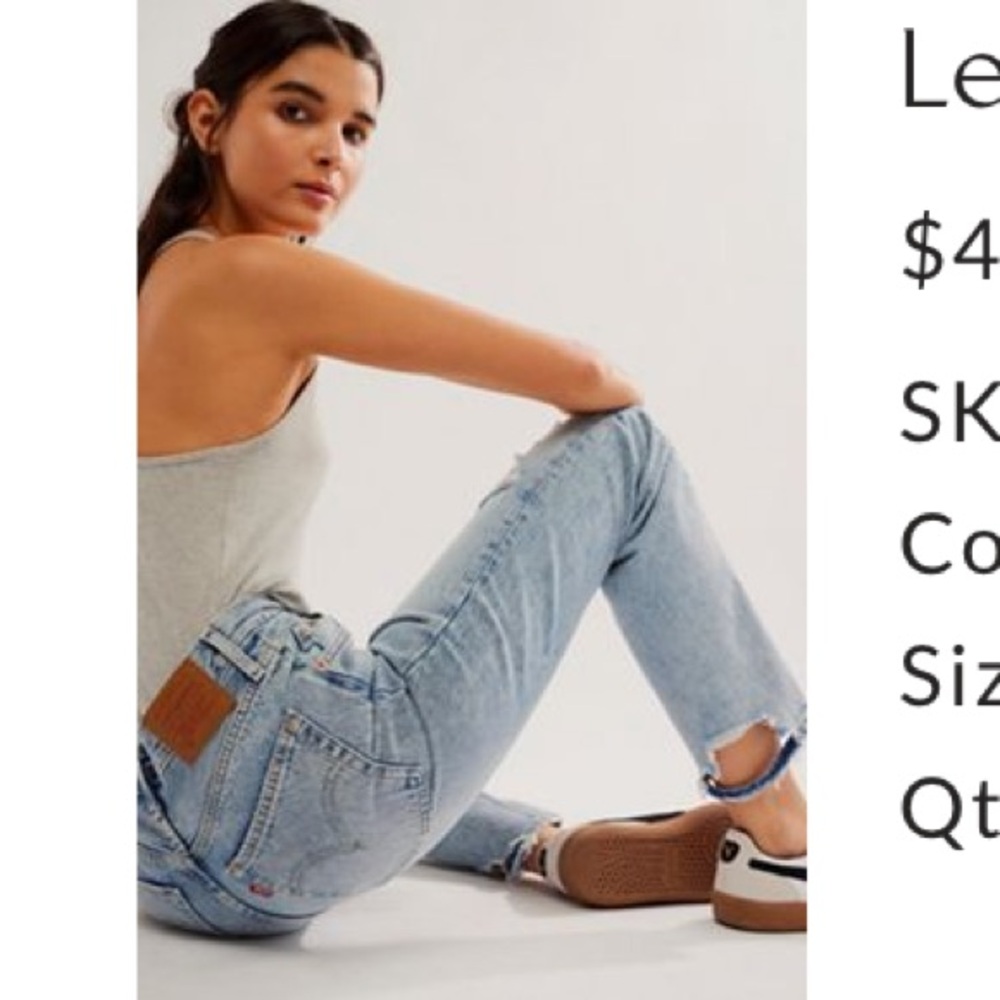 Levi's 501 original Straight Jeans